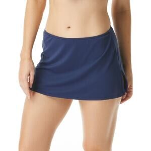 BEACH HOUSE Charlotte Pull On Swim Skort Skirt Navy Blue UPF 50+ Womens 6